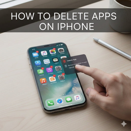 How to delete apps on iPhone? - Mackin Totes