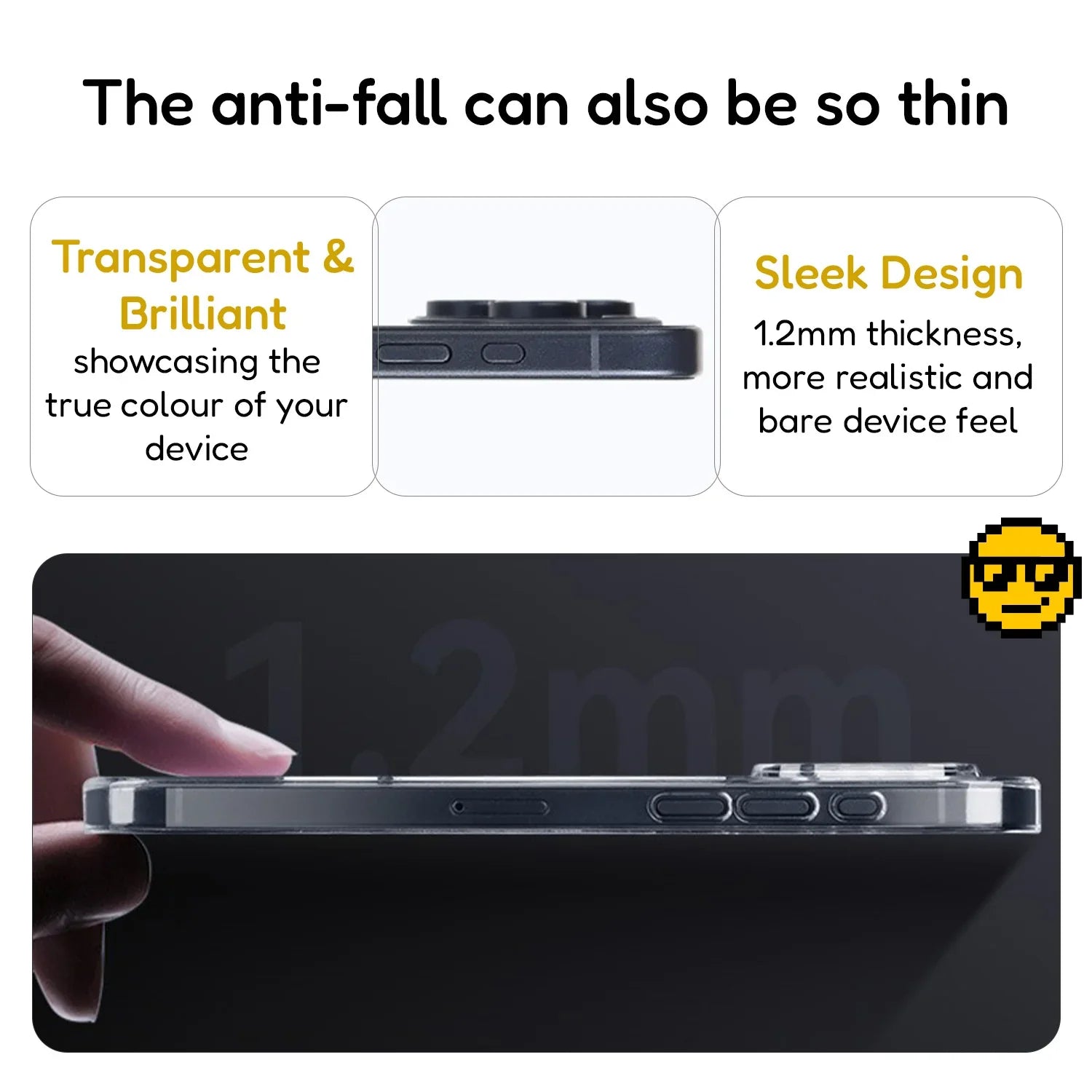 Anti Yellow Transparent iPhone Protective Case - Mackin Totes