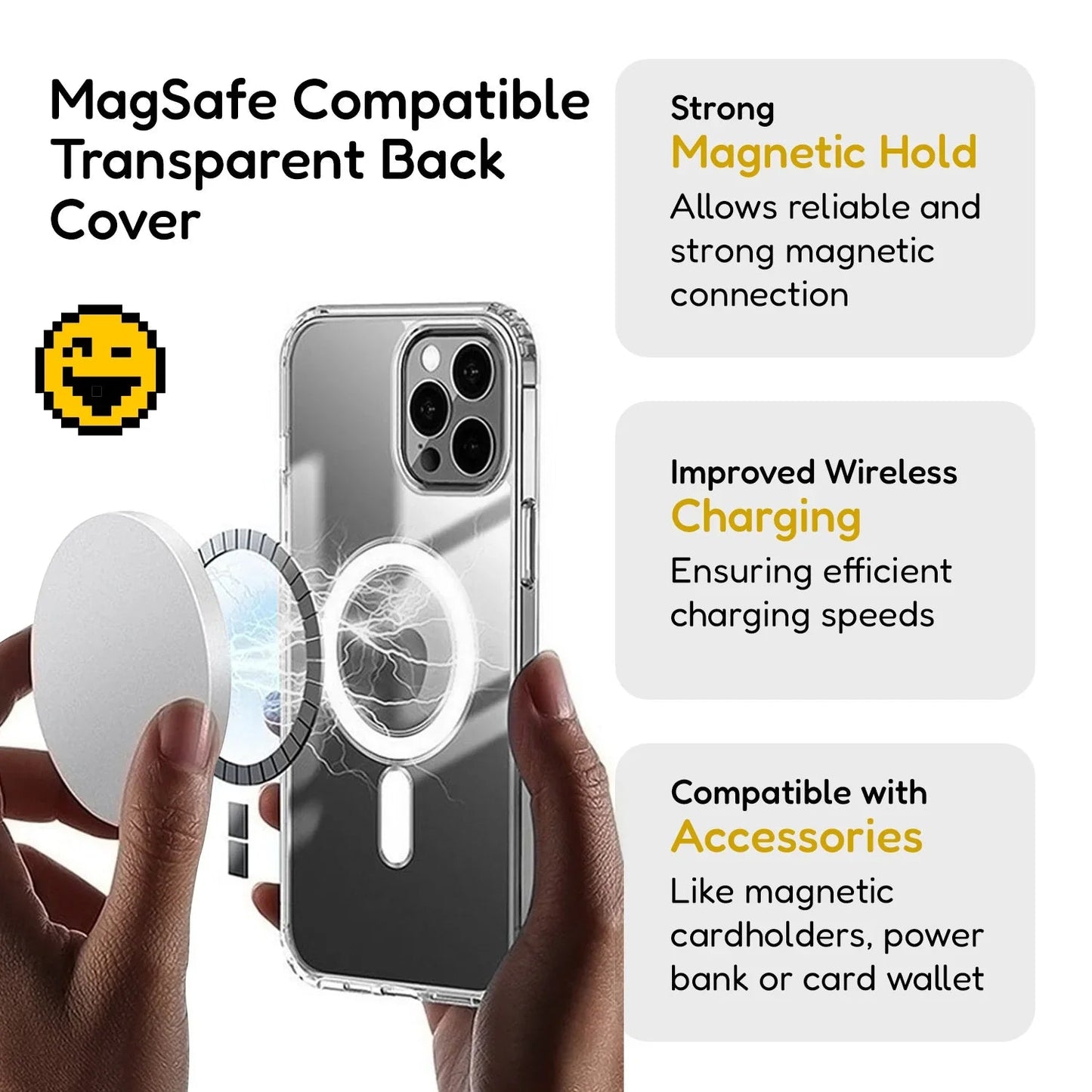 Anti Yellow Transparent iPhone Protective Case - Mackin Totes