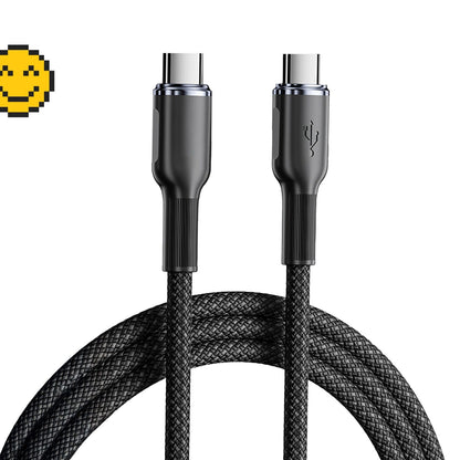 Charging Cable 60W C - C Type - Black - Mackin Totes