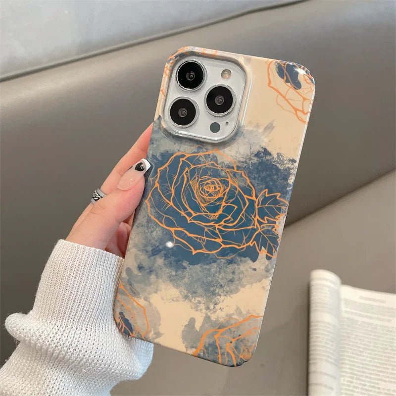 Flower Pattern iPhone Case Cover - Printed iPhone Case | MackinTotes - Mackin Totes