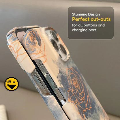 Flower Pattern iPhone Case Cover - Printed iPhone Case | MackinTotes - Mackin Totes