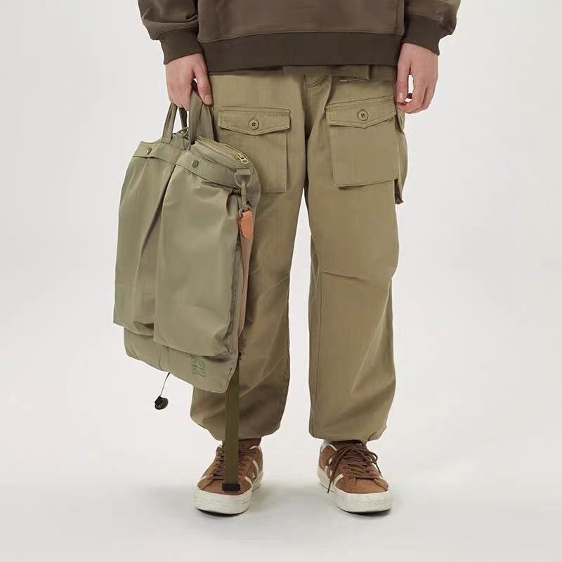 Korean Backpack - Khaki - Trendy Waterproof Korean Backpack | MackinTotes - Mackin Totes