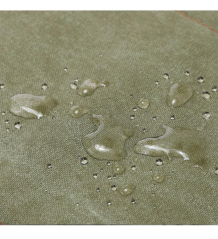 Mackin Totes Waterproof Canvas Backpack – Green | Retro Casual Bag - Mackin Totes