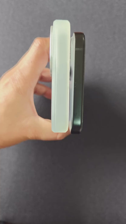 Solid White iPhone MagSafe Case with Magnetic Ring Stand