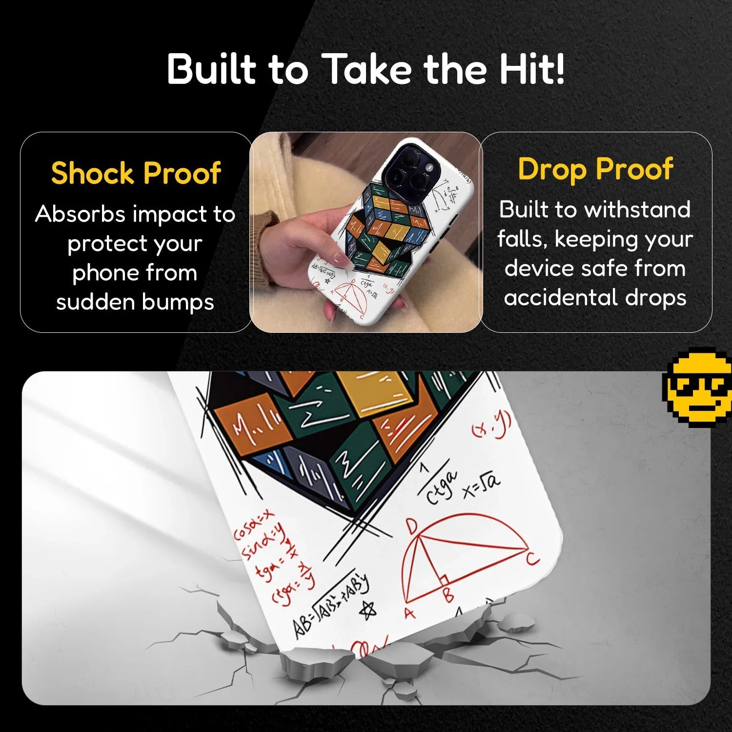 Rubix Pattern iPhone Case Cover - Printed iPhone Case | MackinTotes - Mackin Totes