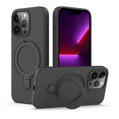 Silicon Material Soft Touch iPhone MagSafe Case With Magnetic Ring - Mackin Totes