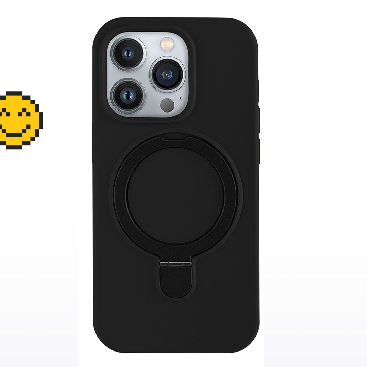 Silicon Material Soft Touch iPhone MagSafe Case With Magnetic Ring - Mackin Totes