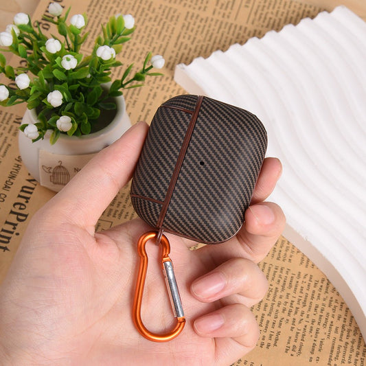Textured AirPods Case Cover "without" Carabiner Ring - Brown - Mackin Totes